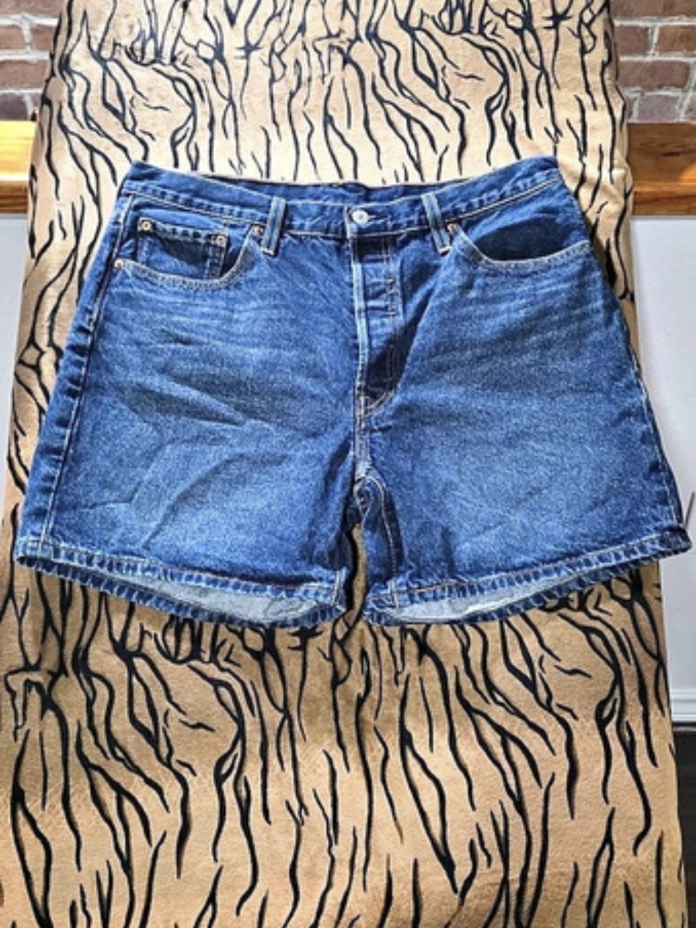 Levi's 569 Loose Straight Denim Jean Shorts Waist 29